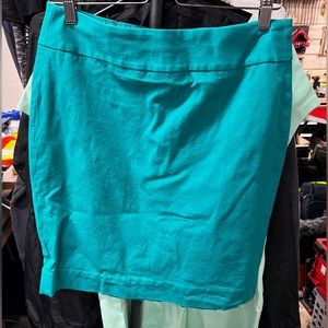 Banana Republic Aqua Pencil Skirt